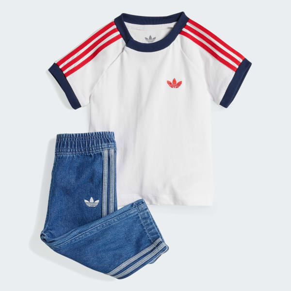modrá Súprava Denim Tee Kids