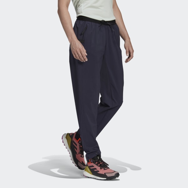 Niebieski Terrex Liteflex Hiking Tracksuit Bottoms 29519