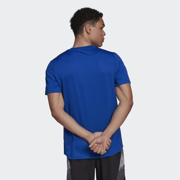 Azul Camiseta AEROREADY Designed To Move Sport 3 Rayas 42274