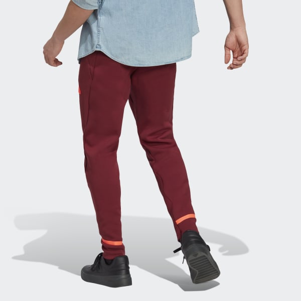 Burgundy Tepláky Designed for Gameday