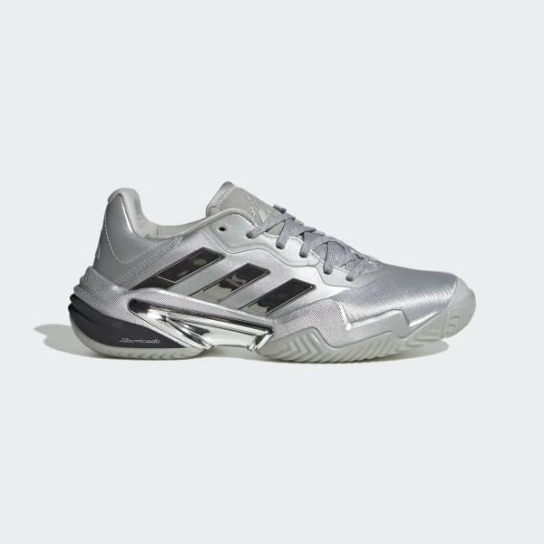 カンカラ adidas Barricade 13 Tennis Shoes - Silver | Free Shipping
