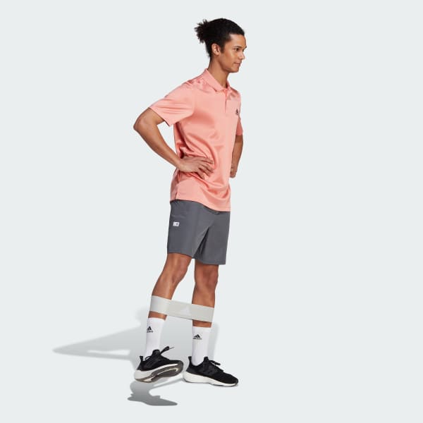 Red Designed to Move 3-Stripes Polo Shirt