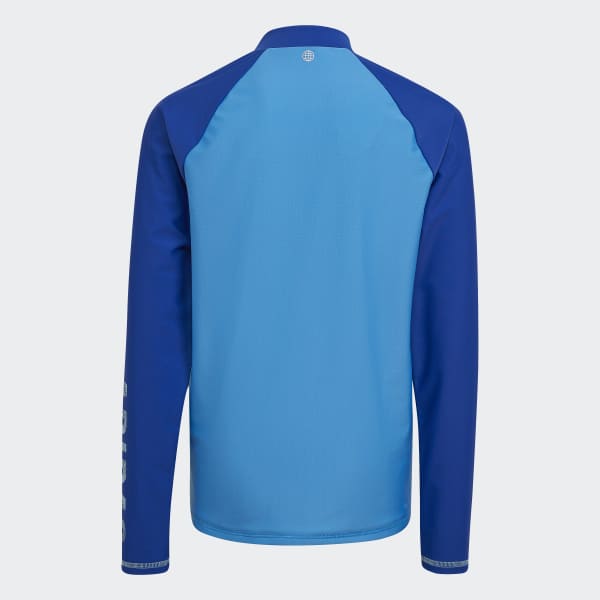 Blue Long Sleeve Rash Guard