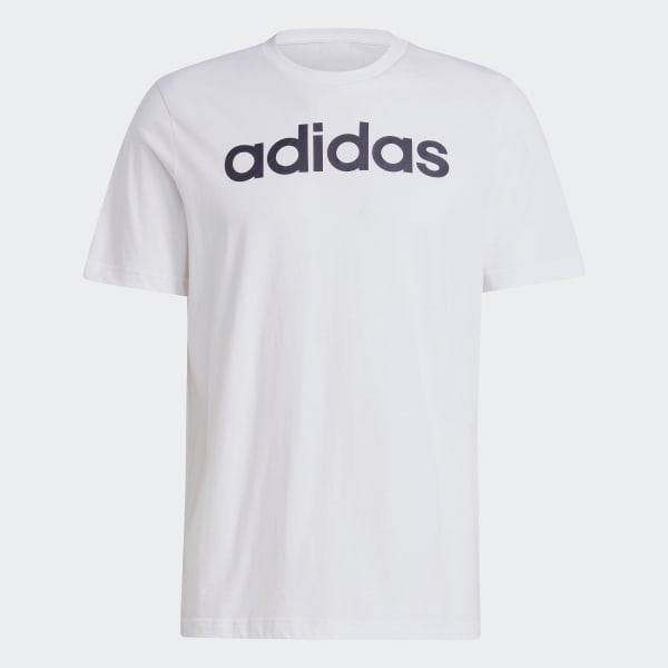 Addidas white t shirt discount