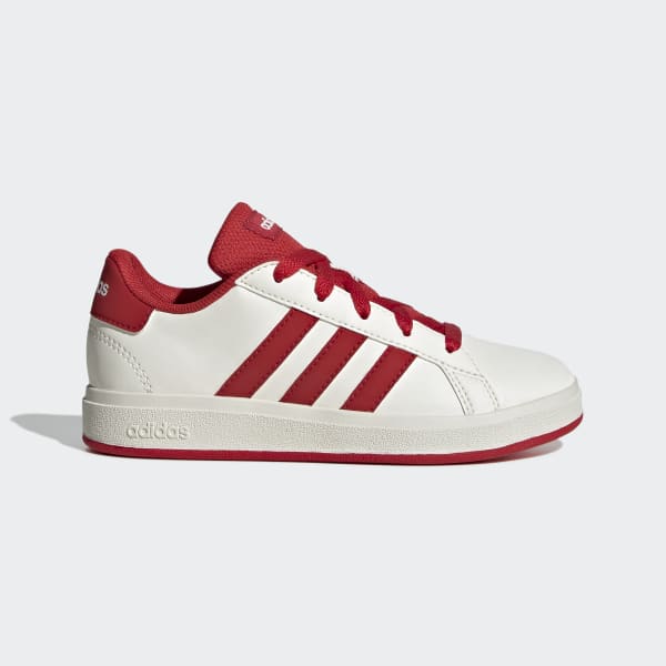 adidas Grand Court Lifestyle Tennis Lace-Up Shoes - White
