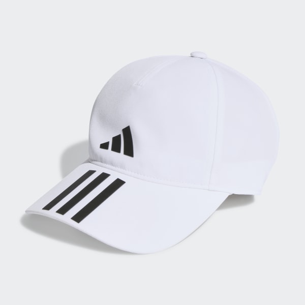 Wit 3-Stripes AEROREADY Running Training Honkbalpet