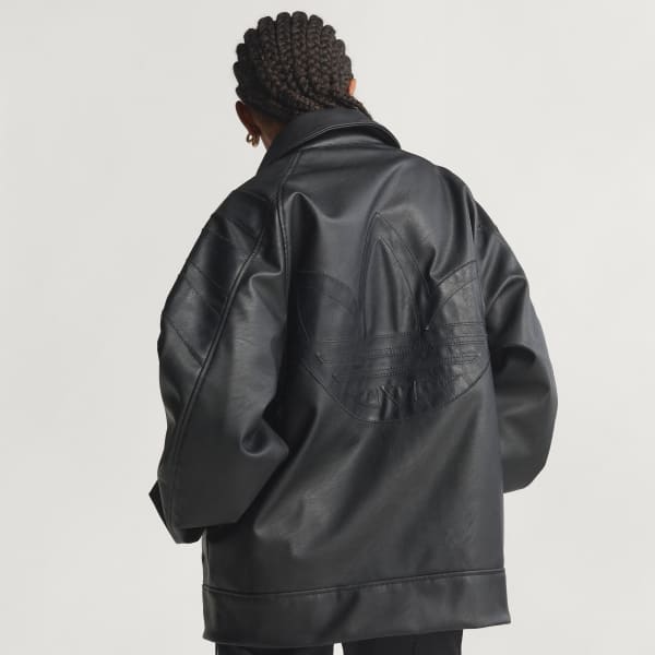 Negro CHAQUETA SANTIAGO DE CUERO SINTÉTICO