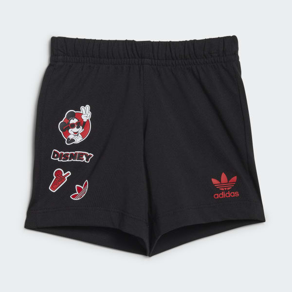 adidas Disney Mickey and Friends Shorts and Tee Set White adidas New Zealand