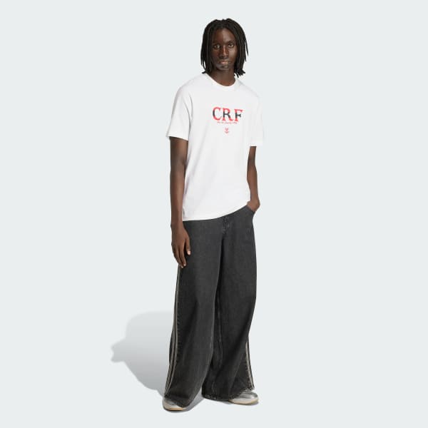 Branco Camiseta Estampada da Temporada CR Flamengo