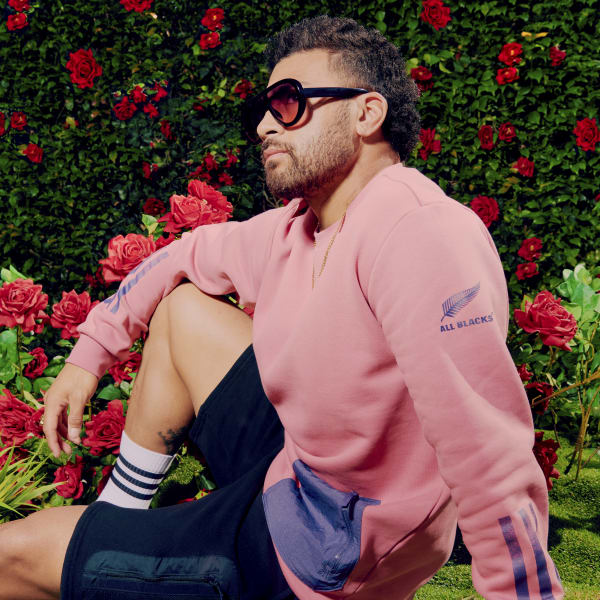 Roze All Blacks Rugby Lifestyle Sweatshirt