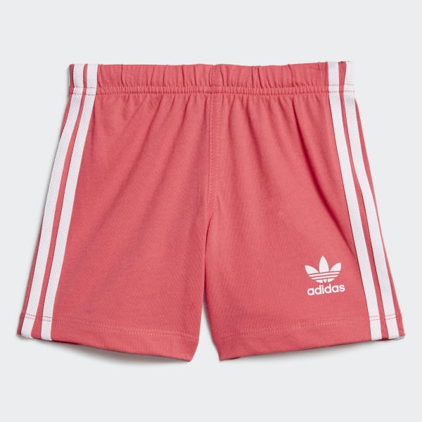 pink adidas shorts