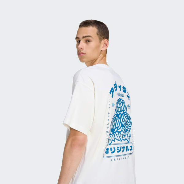 adidas JAPAN FLORALS T - White | adidas Singapore