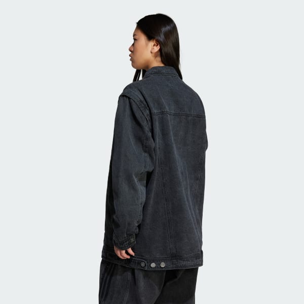 Μαύρο Adilenium Season 3 Two-In-One Denim Shirt Jacket
