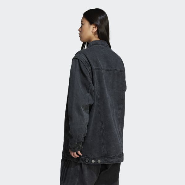 adidas ブラックデニム ジャケット adidas originals アディダスオリジナルス アディレニウム