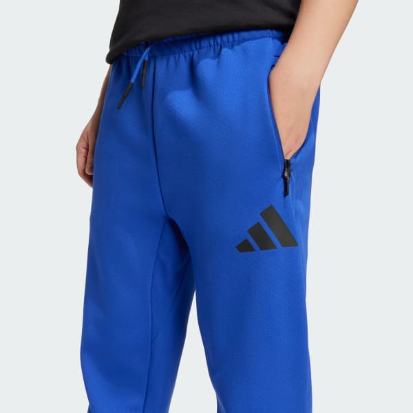 adidas Z.N.E. Tapered-Leg Pants - Blue | Free Shipping with