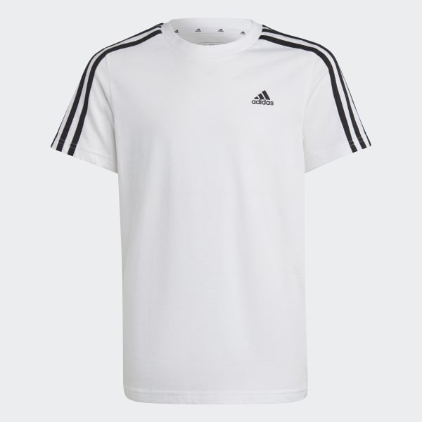 Hvid Essentials 3-Stripes Cotton T-shirt