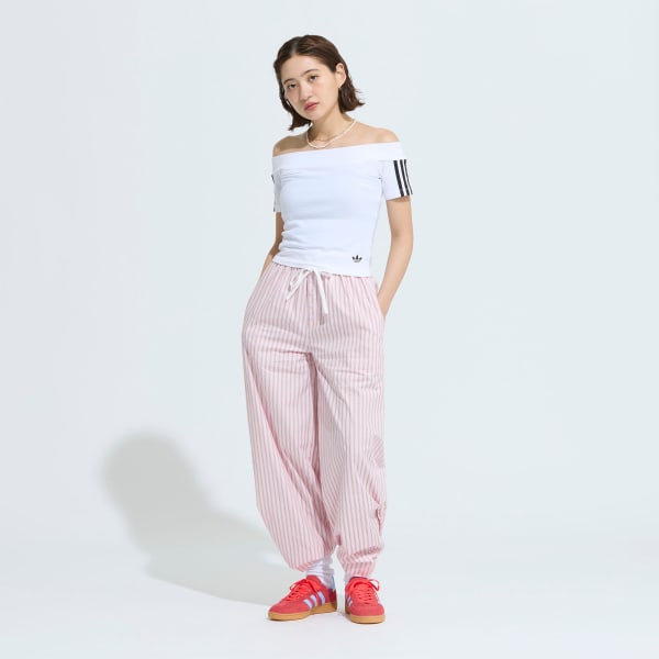 ホワイト アディカラー バンデュー 半袖Tシャツ