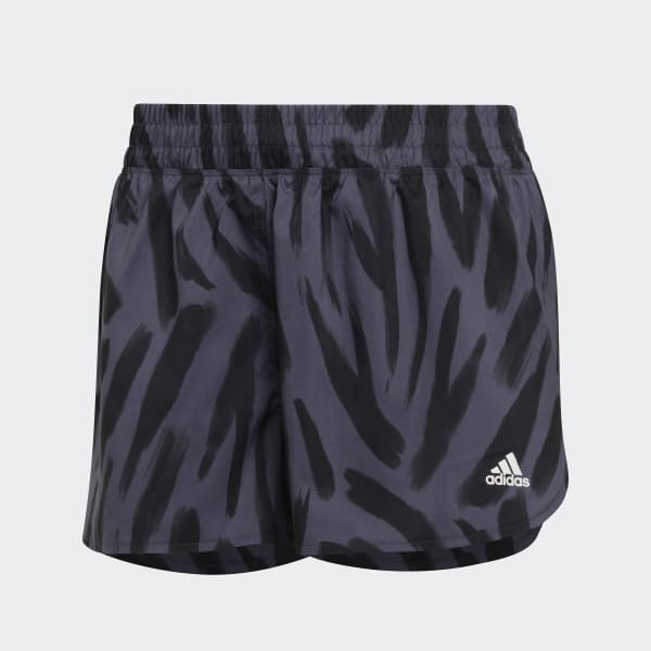 Μπλε Run Icons Allover Print Running Shorts QY914