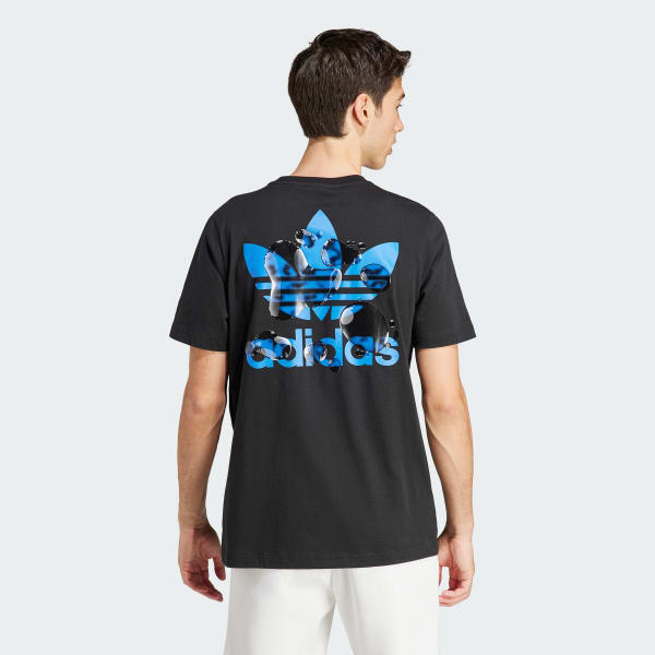 adidas Playera Estampada Liquid Trifolio Negro adidas Mexico