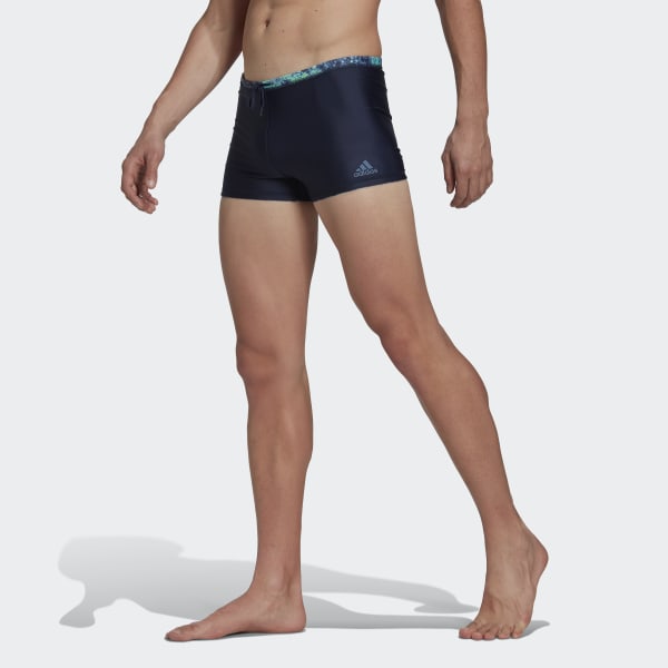 Azul Boxers de Natação Reversíveis Melting Salt L4722