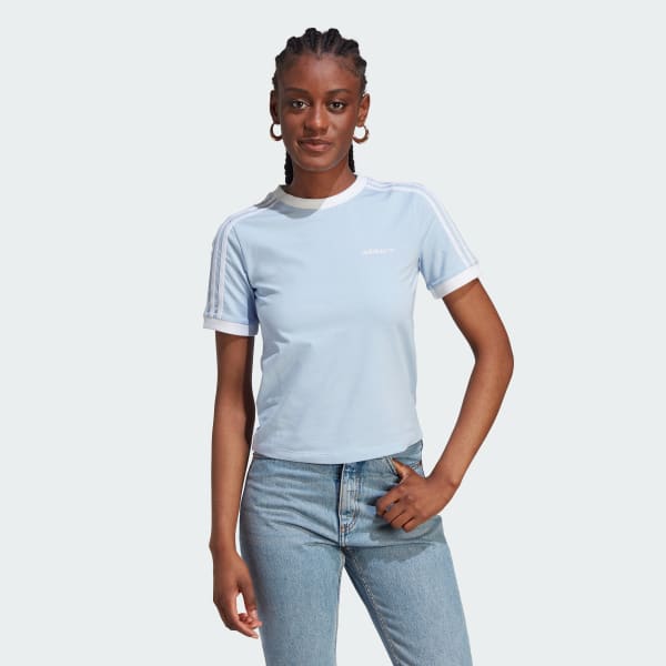 adidas Slim Tee Blue adidas Malaysia