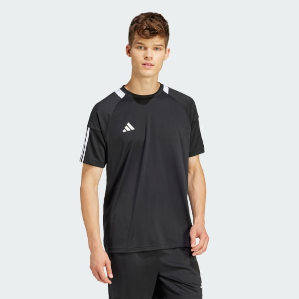 Black Sereno AEROREADY 3-Stripes Tee
