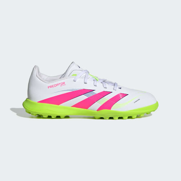 Wit Predator League Turf Voetbalschoenen Kids