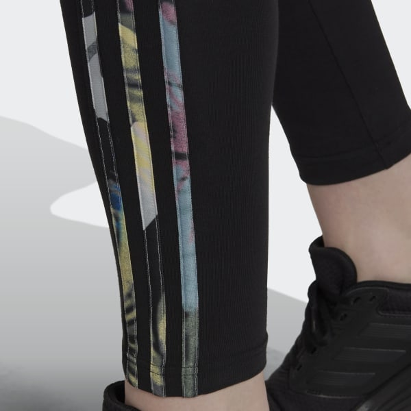 cerná Legíny LOUNGEWEAR Essentials 3-Stripes 28881