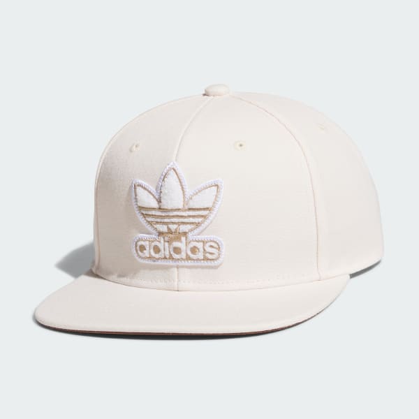 adidas Trefoil Chenille Snapback White Free Shipping with adiClub adidas US