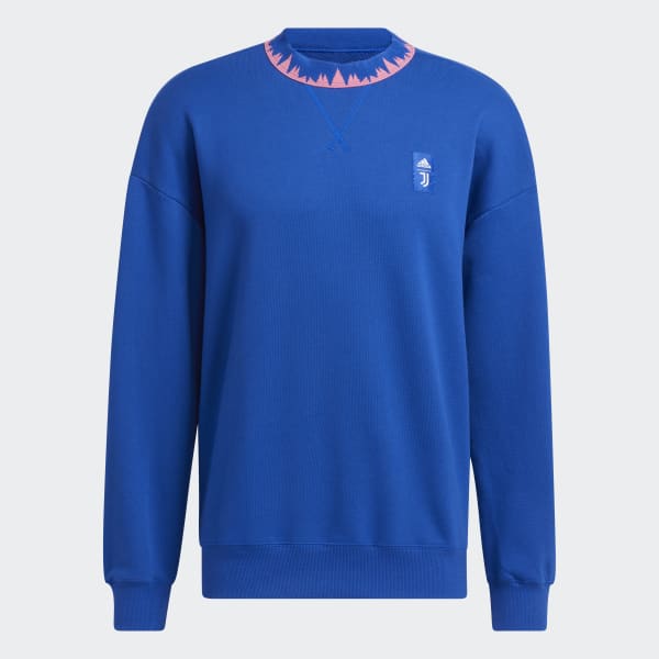 Niebieski Juventus Lifestyler Crew Sweatshirt CC529