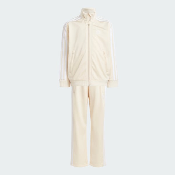 White Adicolor Firebird Track Suit Kids