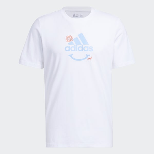 Blanco Polo Estampado Change Through Sports