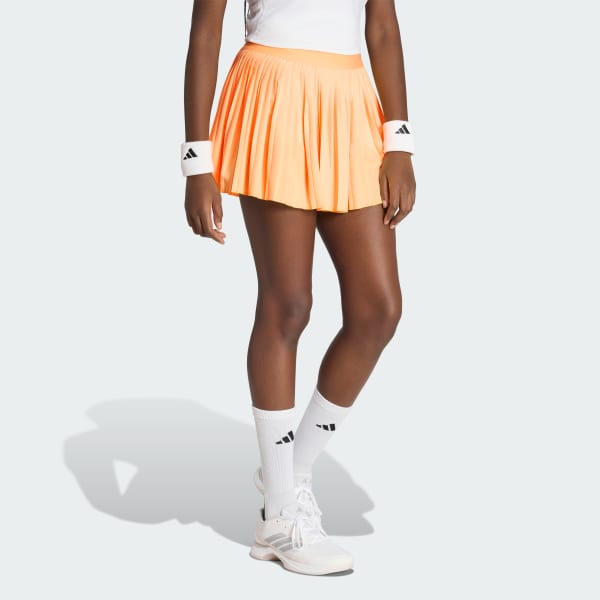 Orange Club Pleated Tennisrock