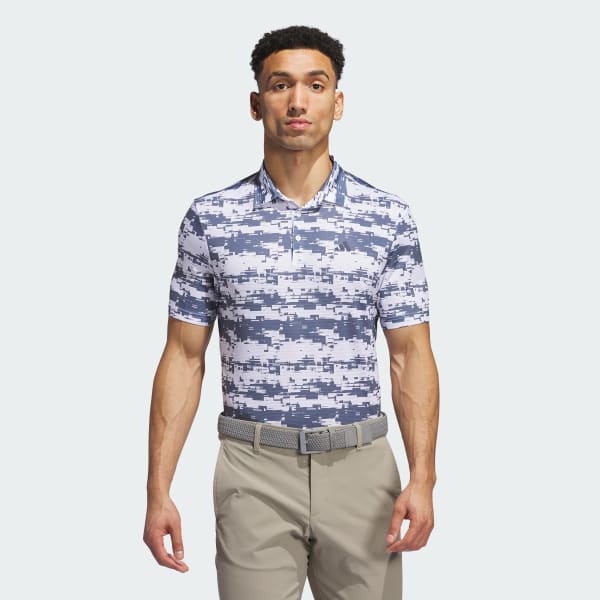 Blanco Polera con cuello 365 HEAT.RDY Stripe