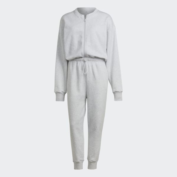 Grau Studio Lounge Fleece 7/8-Jumpsuit W6480