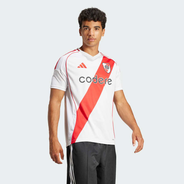 Blanco Camiseta Uniforme Local River Plate 24/25