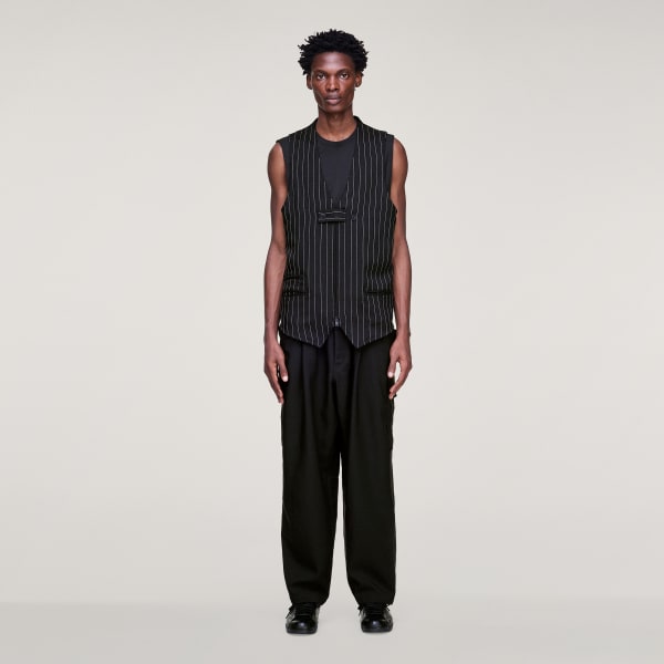 Zwart Y-3 SPORT UNIFORM UT STRAIGHT-LEG BROEK