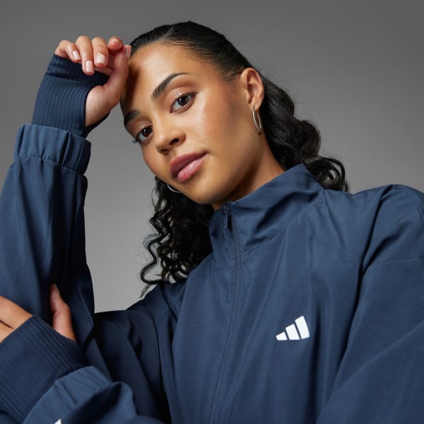 Blu Giacca a vento Hyperglam Oversized