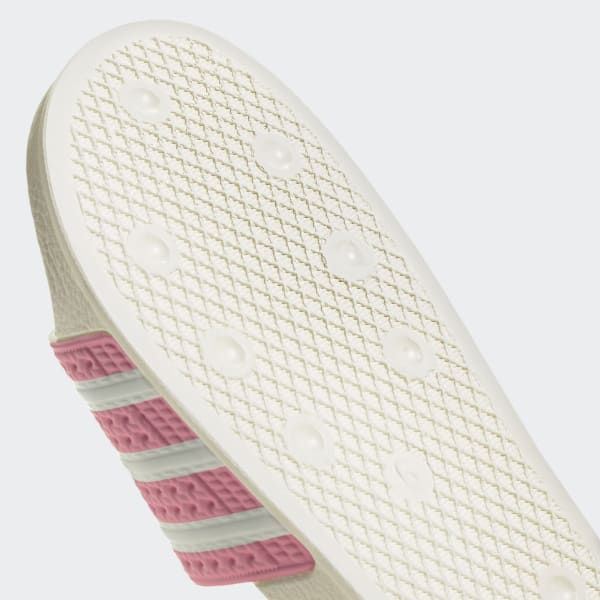 Adidas adilette pink white hotsell