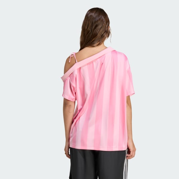 adidas Originals Off Shoulder Jersey - Pink | adidas Singapore