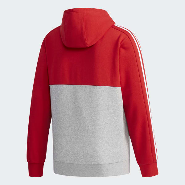 Red Essentials Colorblock Track Top