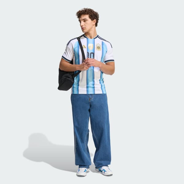 Blanco Camiseta titular Messi selección Argentina 26