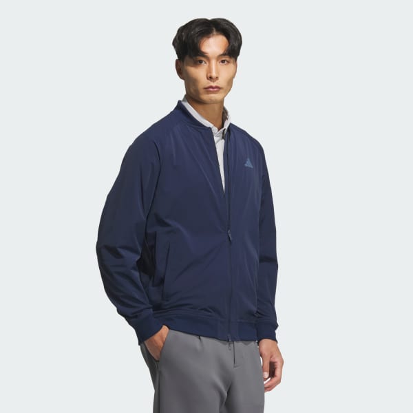 Blue Long Sleeve Full-Zip Jacket