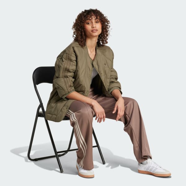 Vert Veste matelassée Fashion Liner