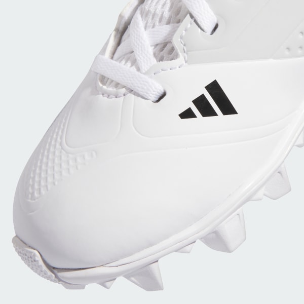White adidas baseball cleats hot sale