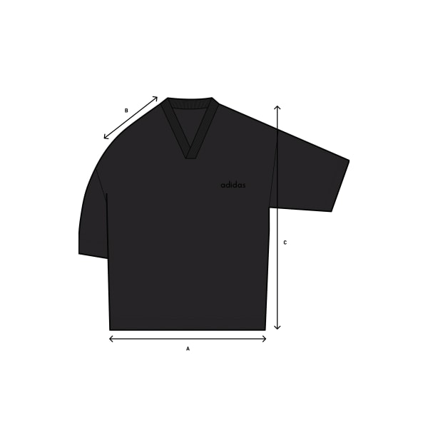 Đen Áo Thun Cổ Chữ V Fear of God Athletics