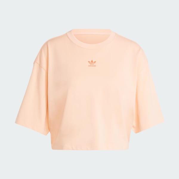 สีชมพู เสื้อครอป Essentials