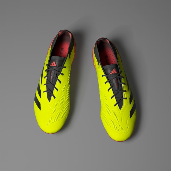 Yellow Predator Elite Firm Ground Football Boots