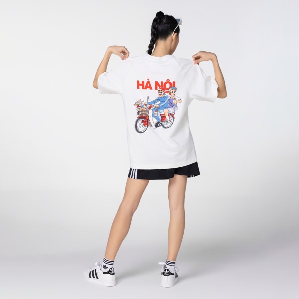 adidas Cruising Hanoi Streets Key City Tee White adidas Vietnam