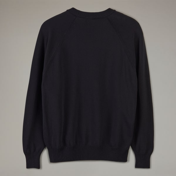 adidas Y-3 Classic Knit Crew Sweater - Black | adidas India